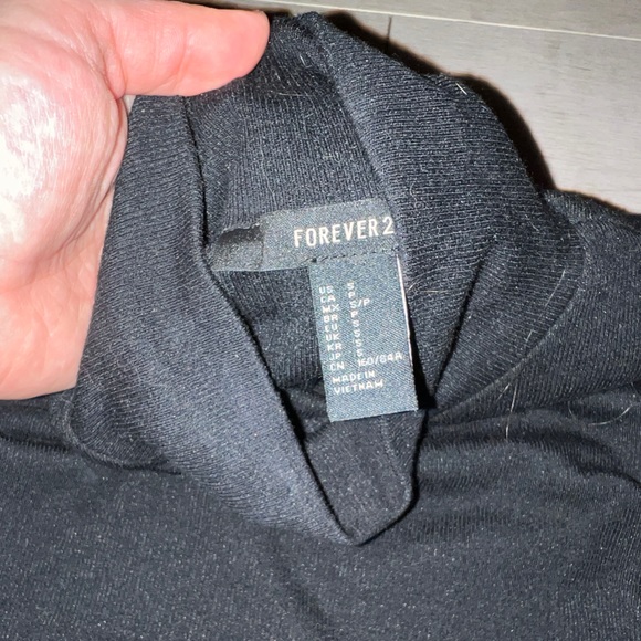 3/25$💓 Forever21 Black Turtleneck Bodycon mini dress - Picture 5 of 5